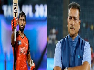 রাহুল ত্রিপাঠীর সাহসিকতায় মুগ্ধ রবি শাস্ত্রী
