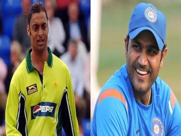 সোশ্যাল মিডিয়ায় প্রবল ঝগড়া শোয়েব - সেহওয়াগের