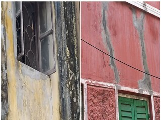 বৌবাজারে একাধিক বাড়িতে ফাটল রহস্য 