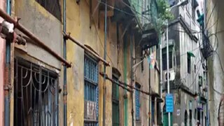 বউবাজারে বাড়িতে ফাটল