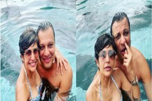 পুরুষ বন্ধুর সঙ্গে সুইমিং পুলে জলকেলি, নেটিজেনদের সমালোচনার শিকার মন্দিরা বেদী