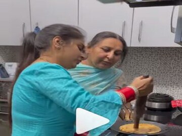 Viral Video: Sasuri teaching how make roti