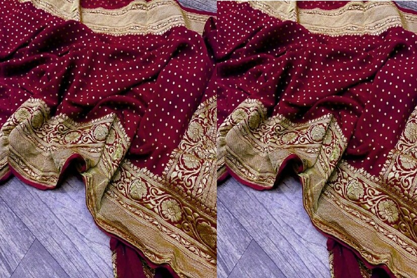 স্ট্রাইপ শাড়ি (Stripes Saree​): স্ট্রাইপ ধরনের শাড়ি স্বাস্থ্যবতীকেও স্লিম দেখায়, আকারেও মনে হয়ে যেন একটু বড় বা লম্বা ৷ স্ট্রাইপ শাড়ি দেখতে বিশেষ ভাবে আকর্ষণীয় করে তোলে ৷ প্রতীকী ছবি ৷