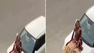 গাড়ির বনেটে বসে শ্বশুরবাড়ির দরজায় কনে! Viral Video 