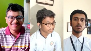 বামদিকে-রৌনক মন্ডল(৬৯২),মাঝে-রনিত সাউ (৬৮৭), ডানদিকে-দেবমাল্য নিয়োগী (৬৮৬)