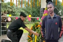 গালওয়ানে শহীদ বীরভূমের রাজেশ ওরাংকে শ্রদ্ধা