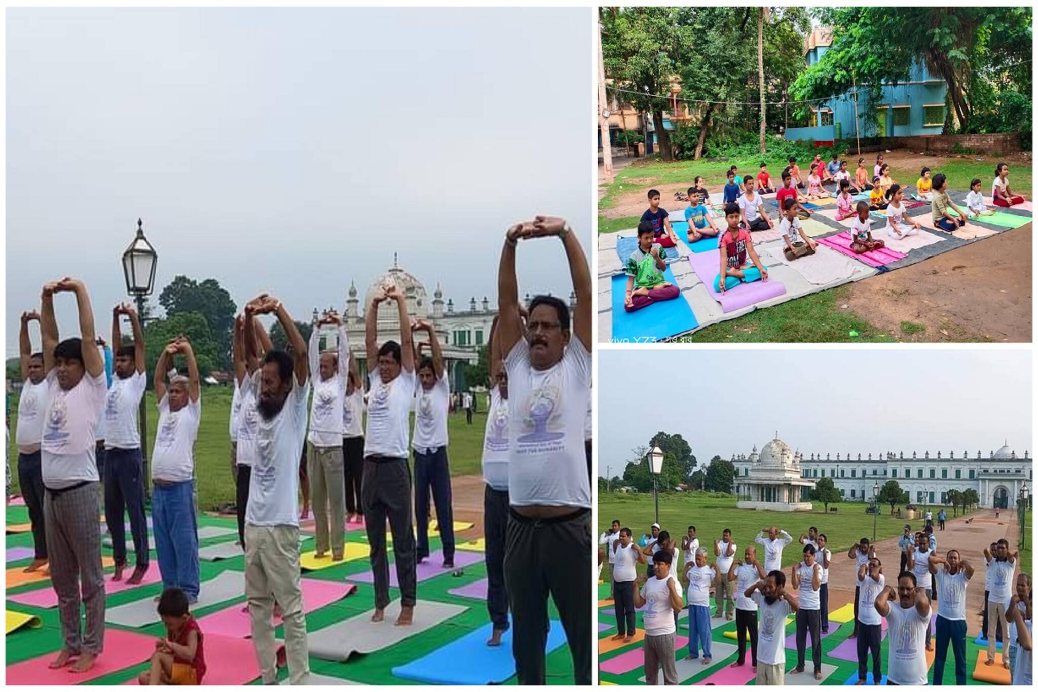 'যোগা ফর হিউম্যানিটি' - মুর্শিদাবাদে পালিত আন্তর্জাতিক যোগ দিবস