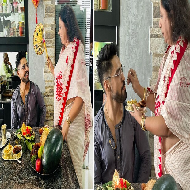 দেখতে দেখতে আরও একবার ষষ্ঠীতে জামাই আদরে মেতে উঠলেন গৌরব চট্টোপাধ্যায়৷ পাতে রইল হরেক পদ৷ বলা ভাল বাকি যেন আর কিছই থাকল না৷ নানা রকমের মাছ থেকে মাংস, মিষ্টি... সব কিছু সাজিয়ে দেওয়া হল তাঁর সামনে৷ 