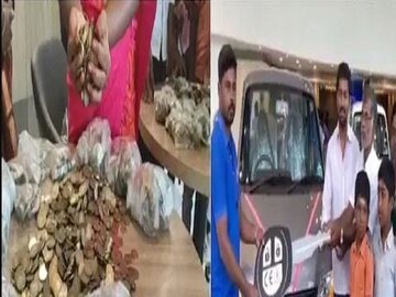 social media story man purchase car of 6 lakhs rupees using 10 rupees coins