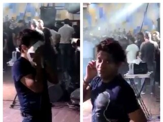 নজরুল মঞ্চে অনুষ্ঠান শেষে কেকে৷ 