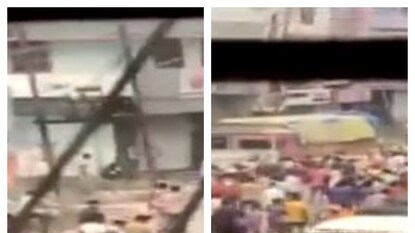 বিহারের উপমুখ্যমন্ত্রীর বাড়ির বাইরে শয়ে শয়ে বিক্ষোভকারীর ভিড়৷ বিহারের উপমুখ্যমন্ত্রীর বাড়ির বাইরে শয়ে শয়ে বিক্ষোভকারীর ভিড়৷