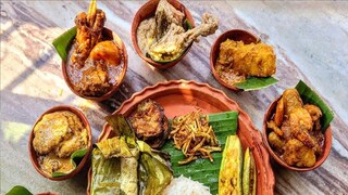 জামাইষষ্ঠীর খাওয়া-দাওয়া। 