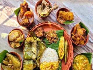 জামাইষষ্ঠীর খাওয়া-দাওয়া। 