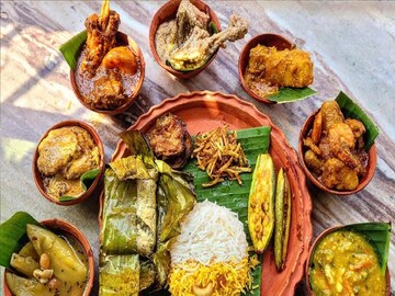 জামাইষষ্ঠীর খাওয়া-দাওয়া। 