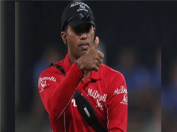 watch viral video kumar dharmasena going for catch in sri lanka vs australia match