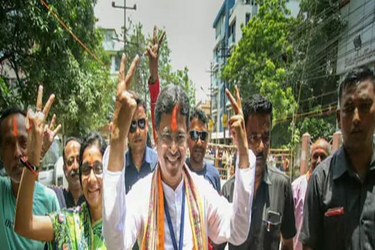 CM Manik Saha Wins By Poll Election