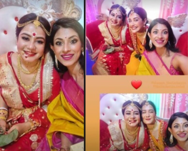 কলকাতায় হবে রিসেপশন। ১০ তারিখের সেই অনুষ্ঠানেই থাকবেন টেলিপাড়ার তারকারা। 'ইকির মিকির'-এর নায়িকা তাঁর স্বামী শুভময় মিত্রর সঙ্গে আপ্যায়ণ করবেন অতিথিদের। বিজ্ঞাপনে চাকরি করেন তিনি। একইসঙ্গে সঙ্গীতশিল্পীও শুভময়। প্রসন্নের সঙ্গে শুভময়ের আলাপ হয় ২০২০ সালে, নায়িকা রোশনি ভট্টাচার্যের জন্মদিনে। রোশনির স্বামী, তূর্জ সেনের ছোটবেলার বন্ধু শুভময়। 