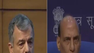 সাংবাদিক বৈঠকে রাজনাথ সিং ও অনিল পুরী সাংবাদিক বৈঠকে রাজনাথ সিং ও অনিল পুরী