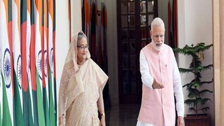 Sheikh Hasina with PM Modi