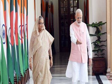 Sheikh Hasina with PM Modi