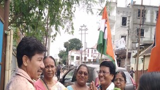 ত্রিপুরায় ভোট প্রচারে তৃণমূল প্রার্থী