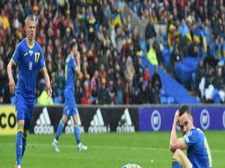 ম্যাচ শেষে হতাশ ইউক্রেন দল