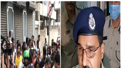 পার্ক সার্কাসে ঘটনাস্থলে পুলিশ কমিশনার পার্ক সার্কাসে ঘটনাস্থলে পুলিশ কমিশনার