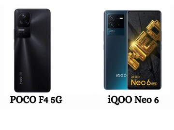 Poco F4 5G VS iQOO Neo 6 
