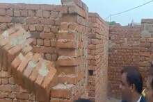 এক চড়ে পড়ে যাচ্ছে দেওয়াল! উত্তরপ্রদেশের সরকারি নির্মাণে ভিডিও প্রকাশ্যে