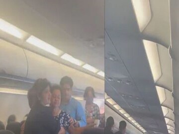 Viral Video: ac shutdown in go first flightViral Video: ac shutdown in go first flight- Photo Courtesy- Twitter Video Grab 
