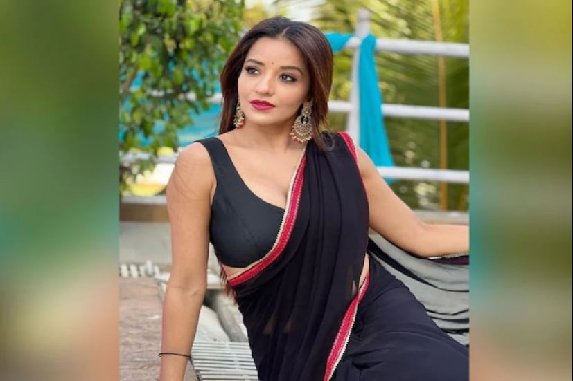 সিরিয়াস পোজে মোনালিসা৷  (Photo Source- monalisa instagram)