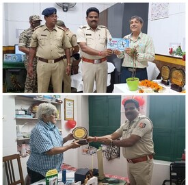 বাঁকুড়া সদর থানার পক্ষ থেকে সম্বর্ধনা জানানো হল চিকিৎসকদের