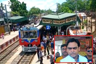 পরিদর্শনে সাংসদ ও ডিআরএম