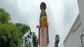 The new attraction of Nabadwip is the 60-feet statue of Mahaprabhu 
