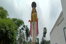 নবদ্বীপের ৬০ ফুটের মহাপ্রভুর মূর্তি দেখতে আসছেন বহু দর্শনার্থীরা