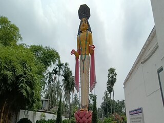 The new attraction of Nabadwip is the 60-feet statue of Mahaprabhu 