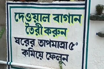 অভিনব দেওয়াল বাগানে কমবে ঘরের তাপমাত্রা! বাঁচবে ইলেকট্রিক বিল