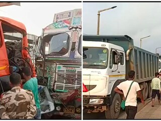 ফরাক্কা ব্যারেজের ওপর ১৫নং গেটের সামনে দুর্ঘটনা