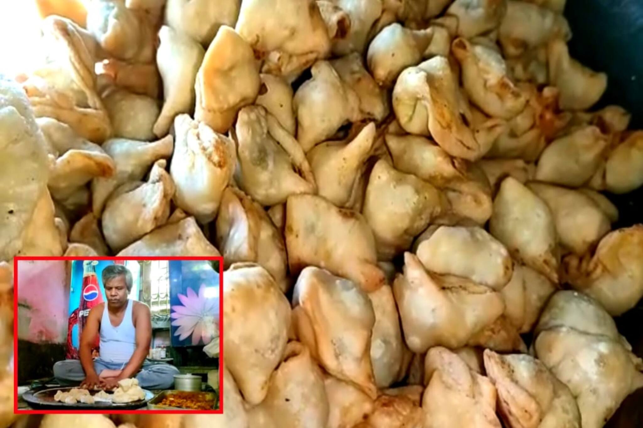 এখনও পাওয়া যায় এক টাকার সিঙ্গারা! স্কুল পড়ুয়াদের জন্য আবদার মেটান পরিমল দাদু