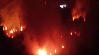 Kandi Bimal Chandra College intersection area catched by fire Kandi Bimal Chandra College intersection area catched by fire