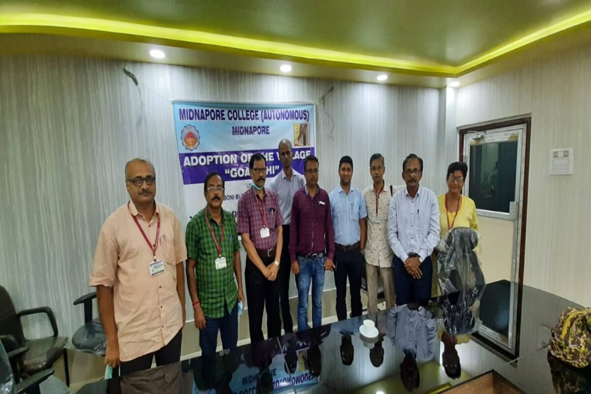 গোয়ালডিহি গ্রাম ও ভাদুতলা উচ্চ বিদ্যালয় পরিদর্শনে কলেজের প্রতিনিধি দল