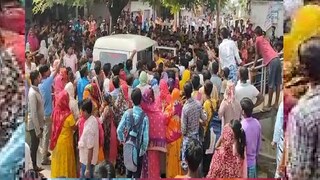 Local people asked police to handover the accused wife who killed her husband Local people asked police to handover the accused wife who killed her husband