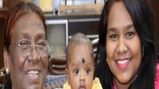 Draupadi Murmu with Daughter and Grand daughter Draupadi Murmu with Daughter and Grand daughter