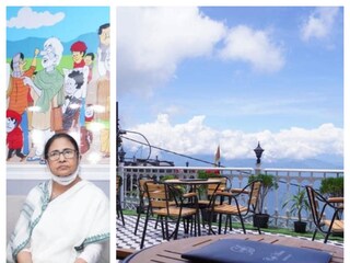 এভাবেই ক্যাফে হাউজের উন্মুক্ত ব্যালকনিতে বসে কাঞ্চনজঙ্ঘা দর্শন করা যাবে৷ উদ্বোধনে মুখ্যমন্ত্রী৷ 