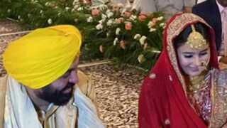 ৪৮ বছর বয়সি ভগবন্ত গাঁটছড়া বাঁধলেন ৩২ বছরের চিকিৎসক গুরপ্রীত কৌরের সঙ্গে