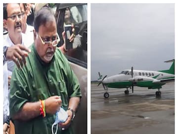 এয়ার অ্যাম্বুল্যান্সে ভুবনেশ্বর পৌঁছলেন পার্থ৷ 