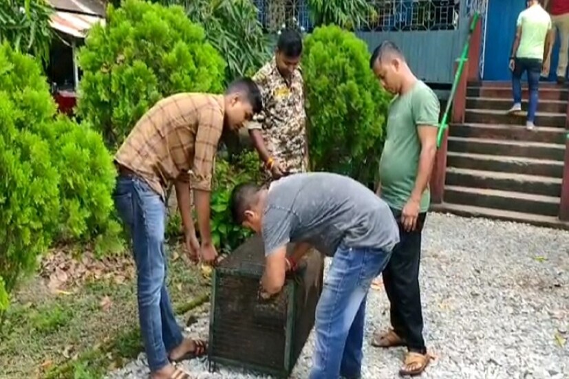 জলপাইগুড়িতে ফের বড় সড় সাফল্য বন দফতরের। পাচারের আগেই হাতে নাতে গ্রেপ্তার পাচারকারীরা। নেপালে পাচারের আগেই বৃহষ্পতিবার ২ পাচারকারীর ছক বানচাল করল বেলাকোবা রেঞ্জের বন দফতর।  (লেখা ও ছবি: গীতশ্রী মুখার্জি)