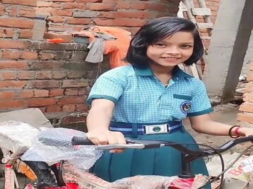 Sonu Sood Gifts Little Girl Cycle