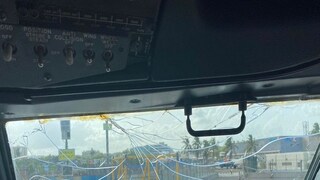 Spicejet Flight Wind Shield