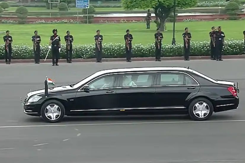 Mercedes-Benz S600 Pullman Guard. এই গাড়িই চড়বেন রাষ্ট্রপতি দ্রোপদী মুর্মু। গাড়িটির দাম ৯ কোটি টাকা।